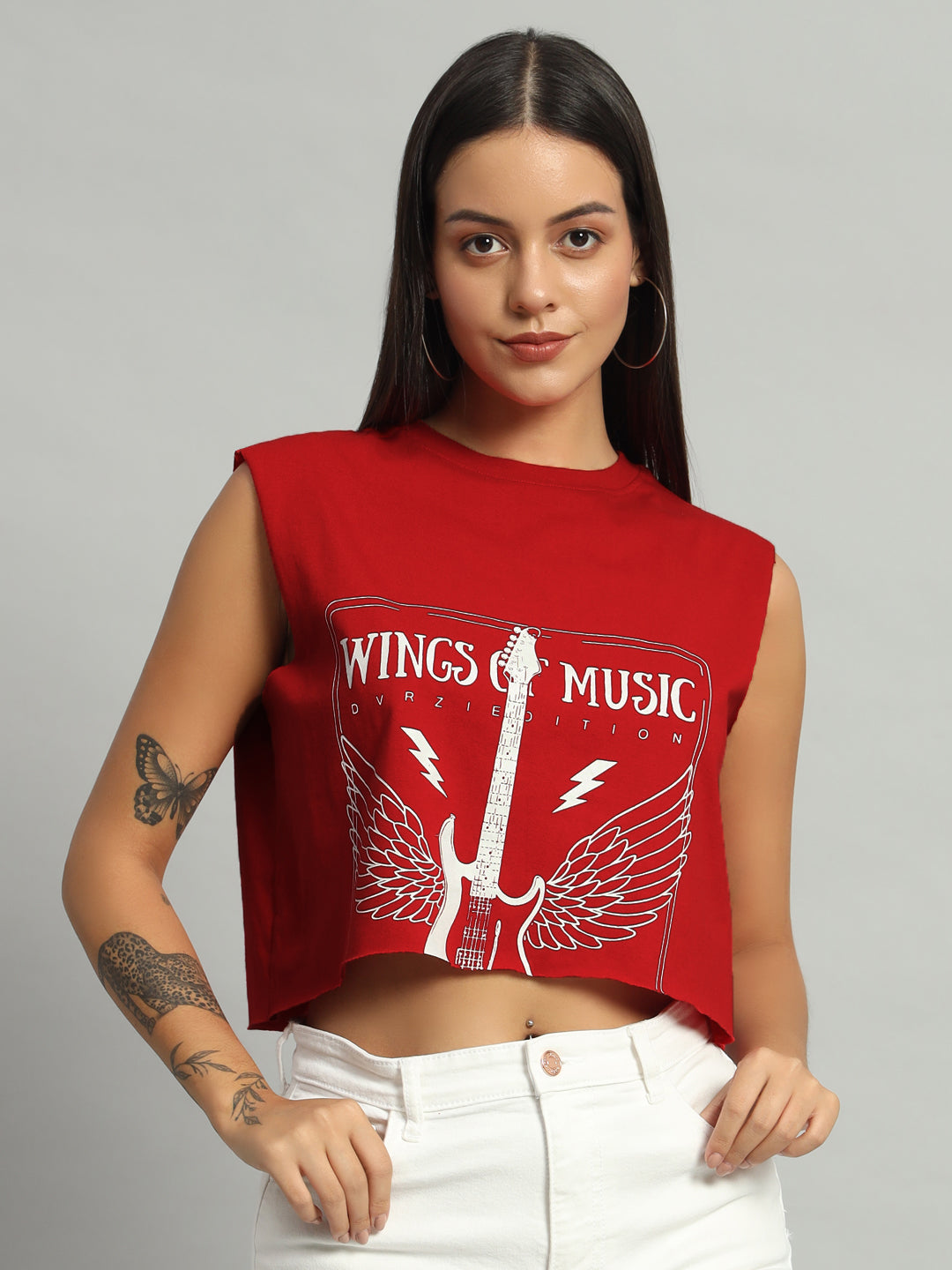 Red Wings Of Music Tank Top