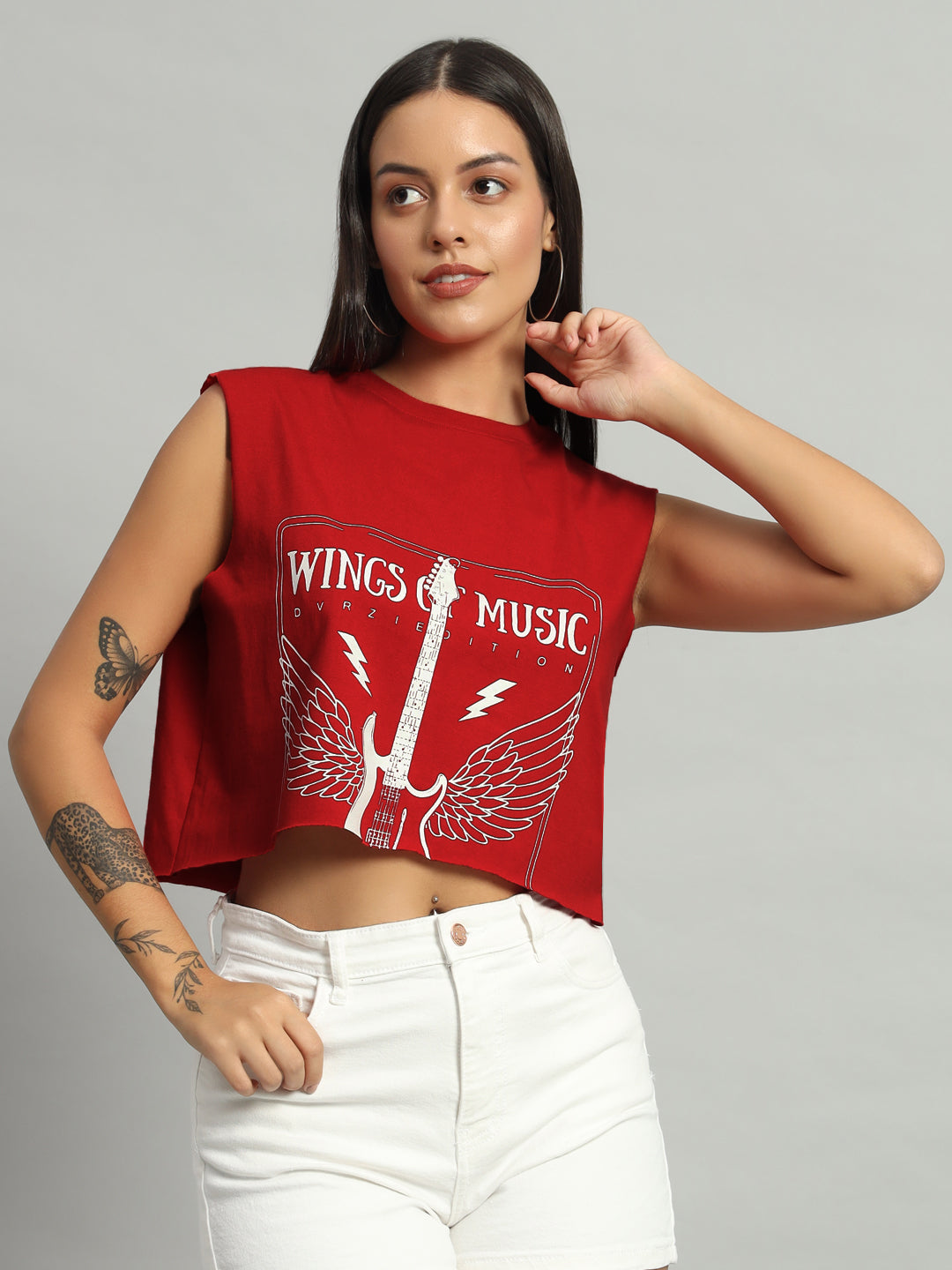 Red Wings Of Music Tank Top