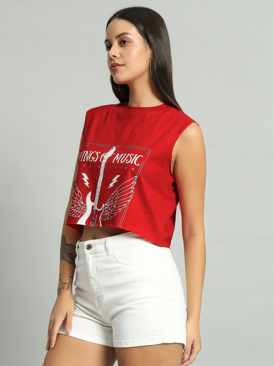 Red Wings Of Music Tank Top