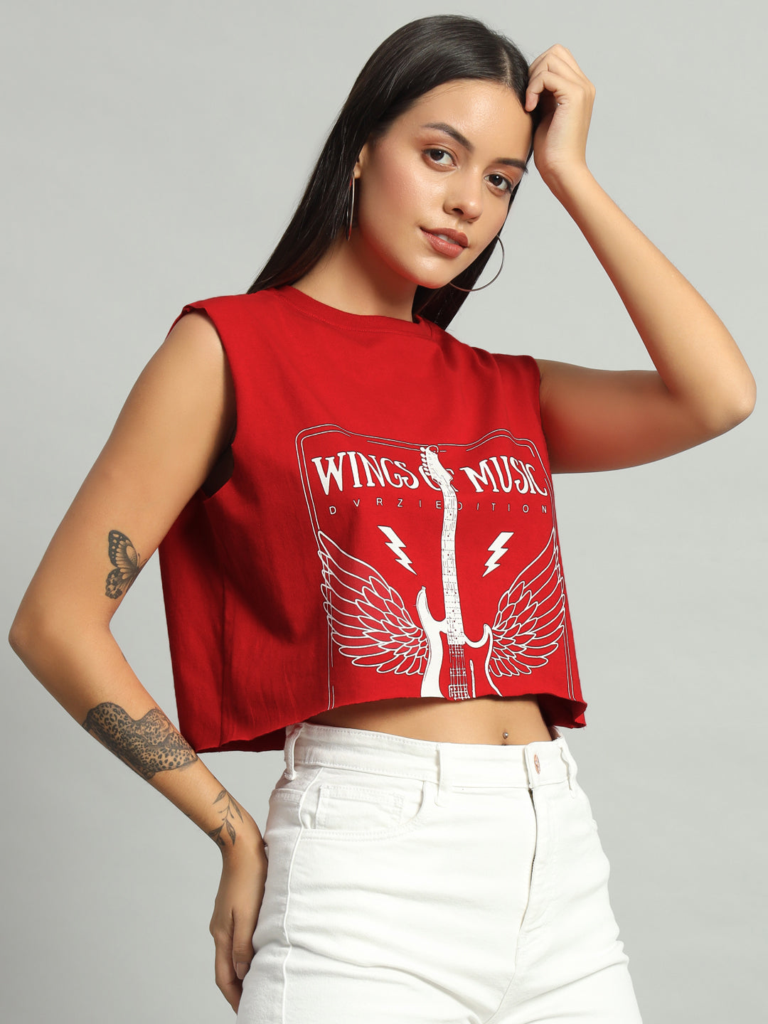 Red Wings Of Music Tank Top