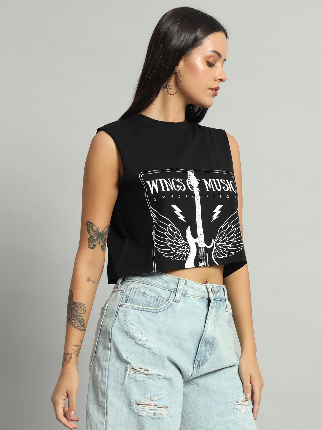 Black Wings of Music Tank Top