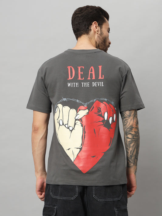 Grey Diabolical Deal Tee