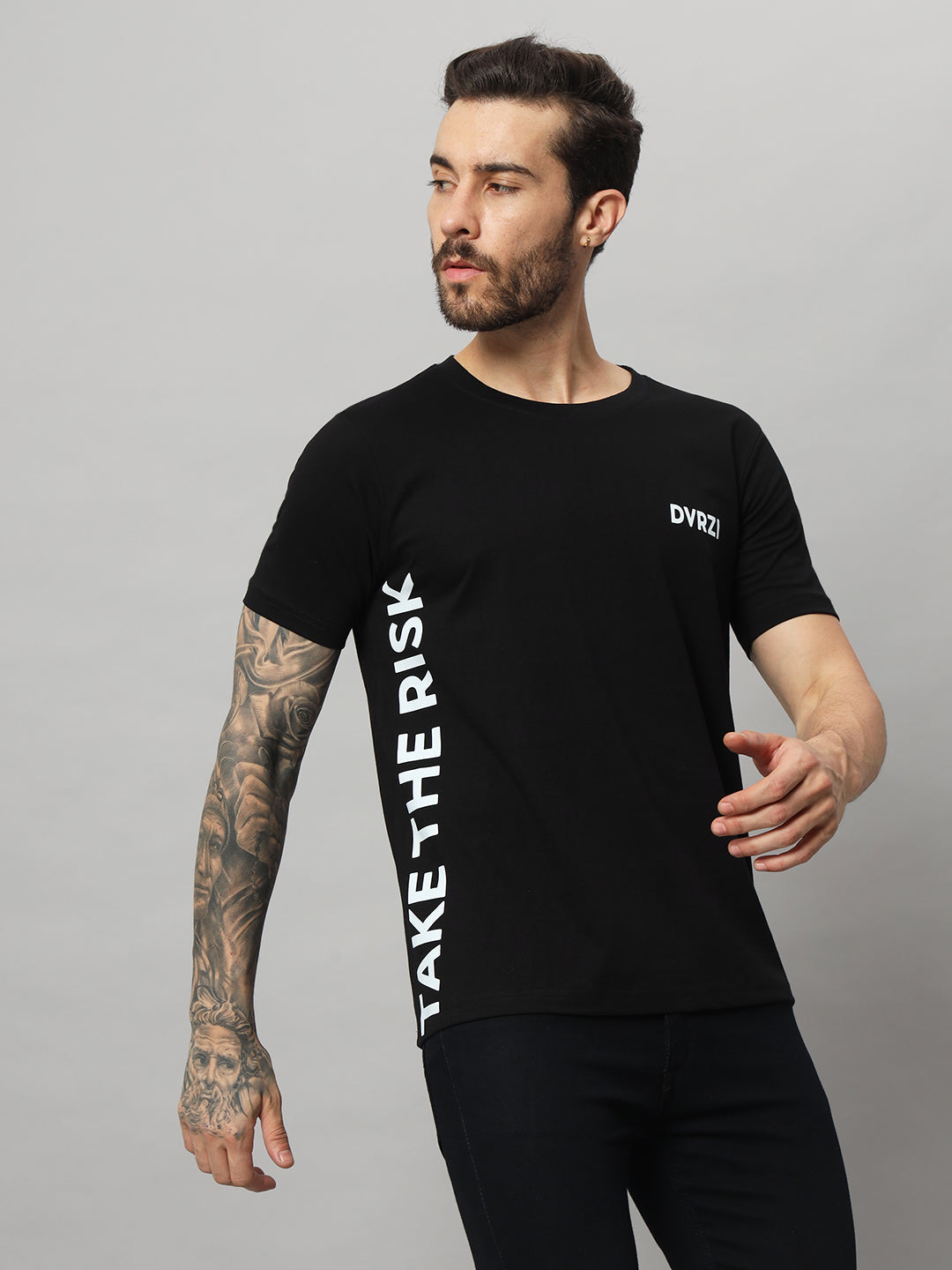 Side-cut Take The Risk Tee