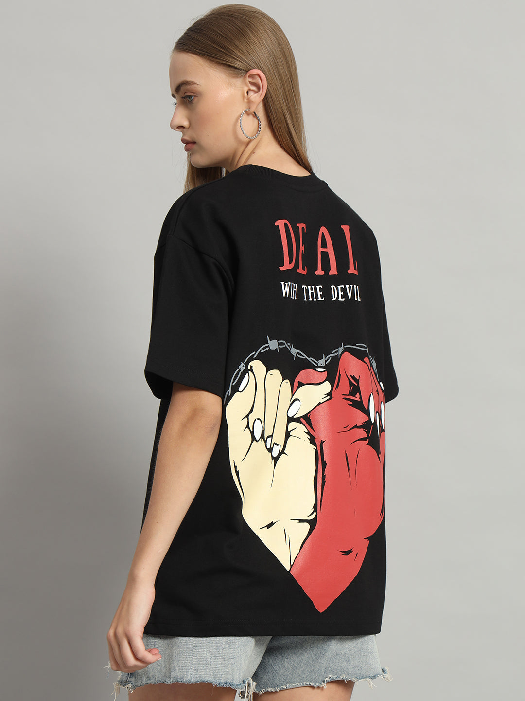 Black Diabolical Deal Tee