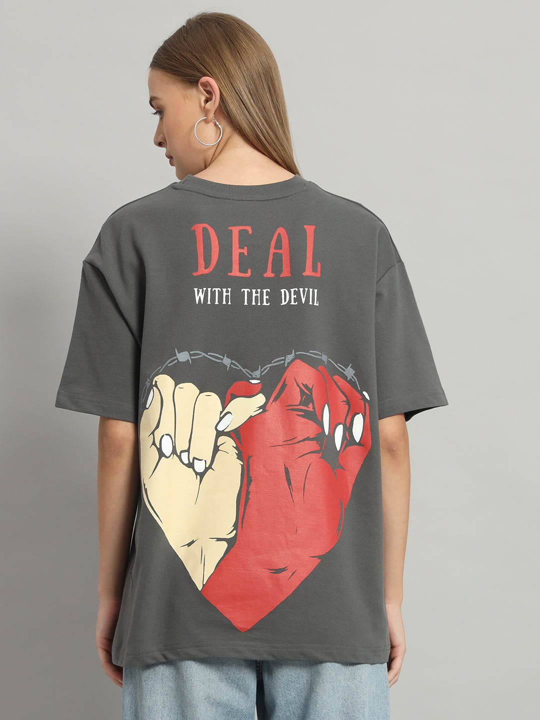 Grey Diabolical Deal Tee