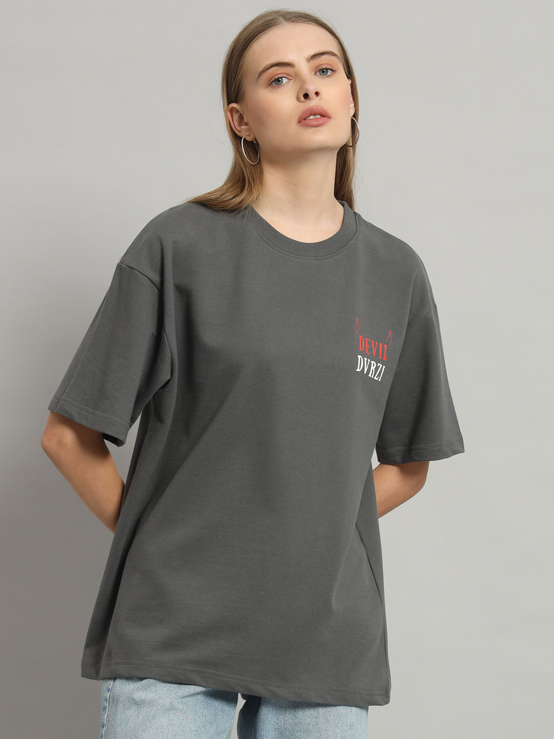 Grey Diabolical Deal Tee