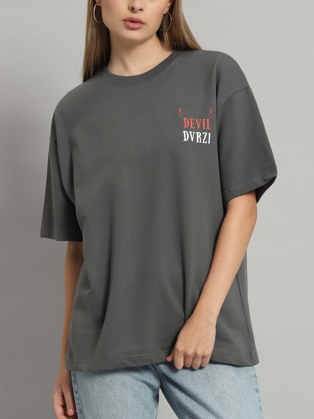 Grey Diabolical Deal Tee