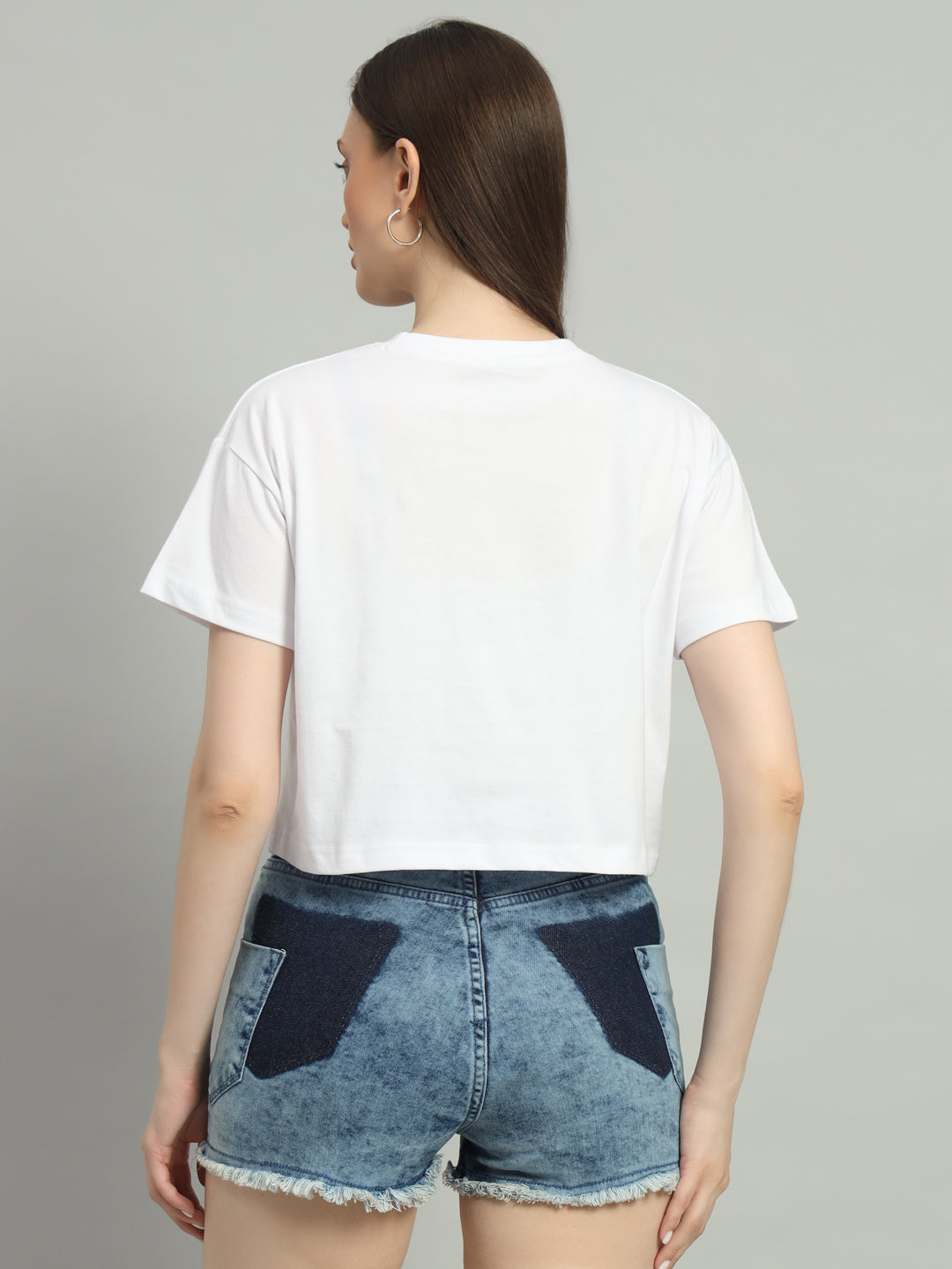 White Jersey Short Tee