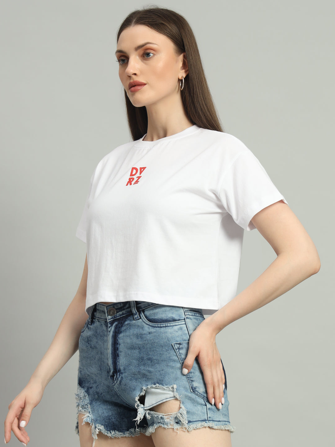 White Jersey Short Tee