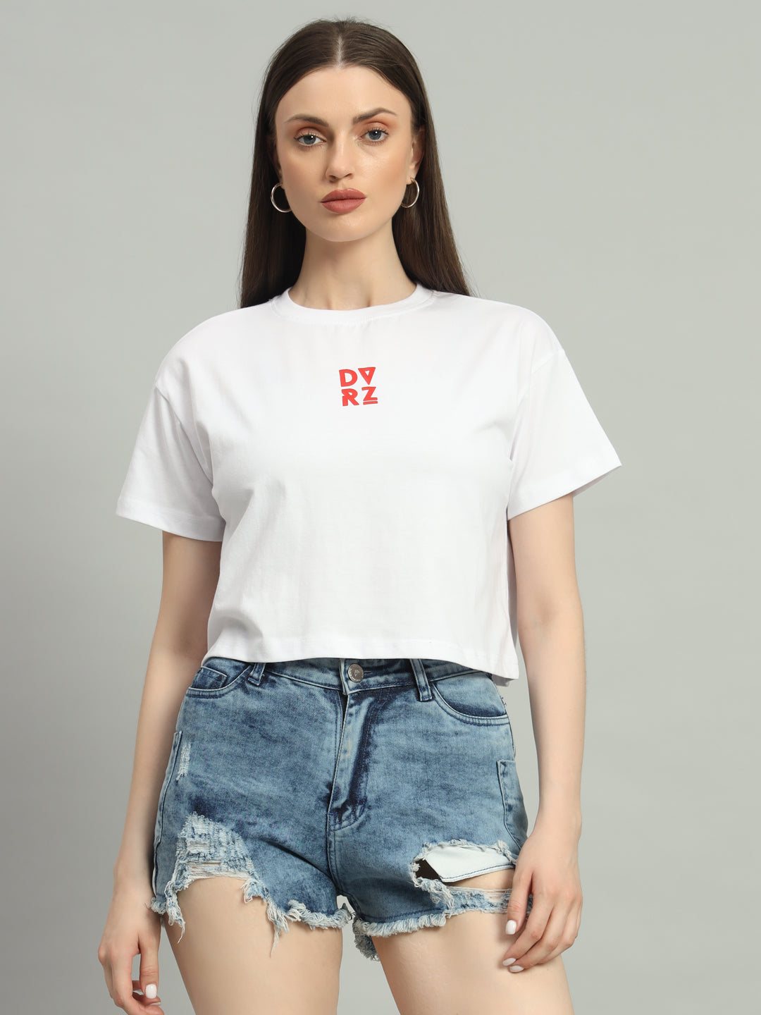 White Jersey Short Tee